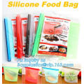 1000ML Silicone Reusable Fresh Sealing Vacuum Food Safe Storage Frozen Fridge Food Preservation Bag